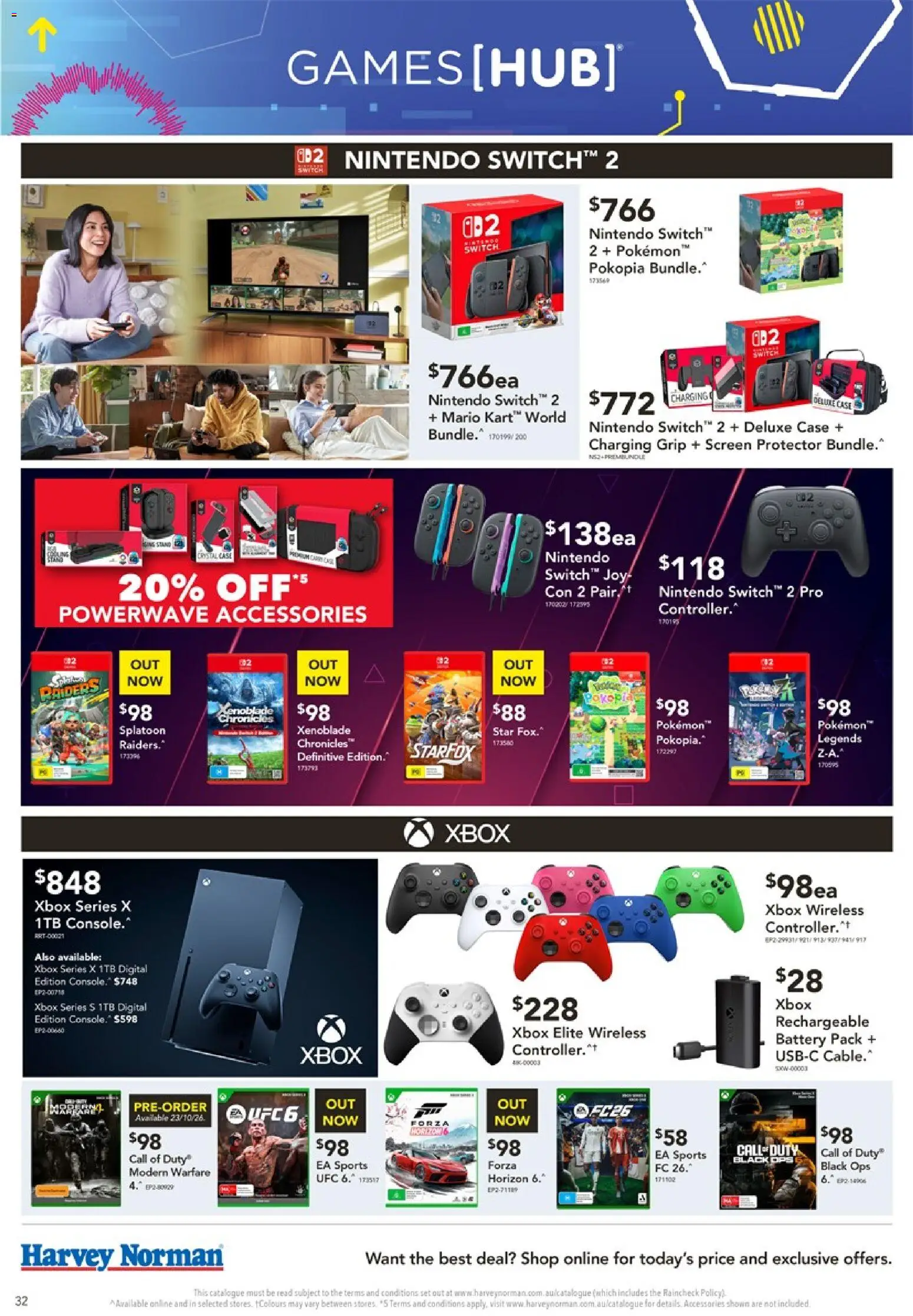 Harvey Norman catalogue - valid from 16/09/2026 | Page: 32 | Products: Battery, Accessories, Controller, Screen