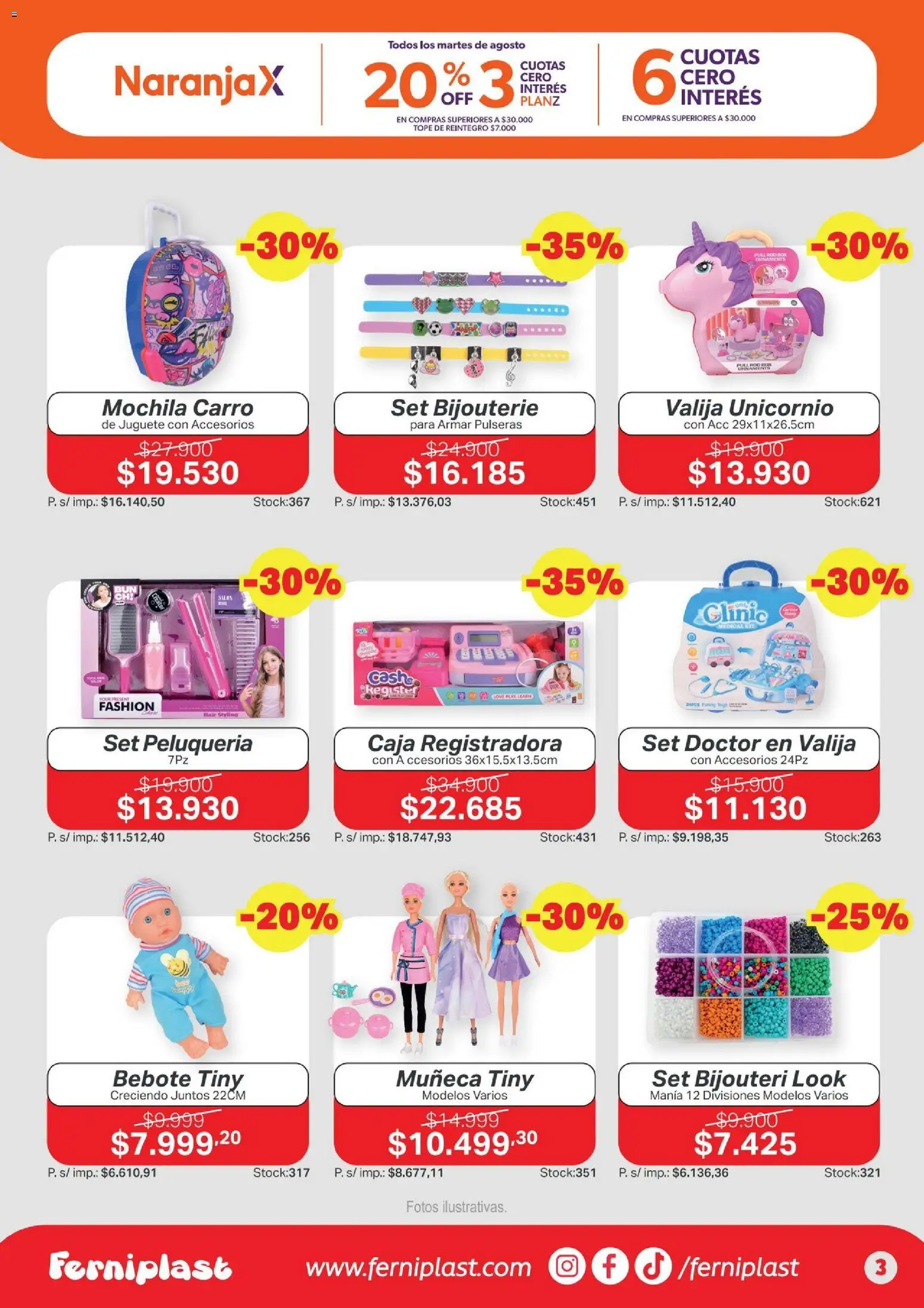 Ferniplast catálogo │ válido desde el 06/08/2026 | Página: 3 | Productos: Valija, Caja, Mochila