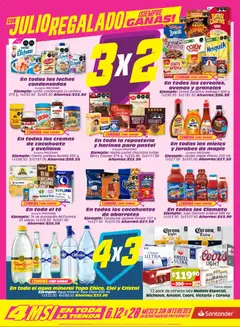 Vista previa de Soriana folleto, nuevo folleto de la tienda, válido en México a partir del 10/07/2026 | Página: 3 | Productos: Cacahuate, Leche, Jugo, Cacao
