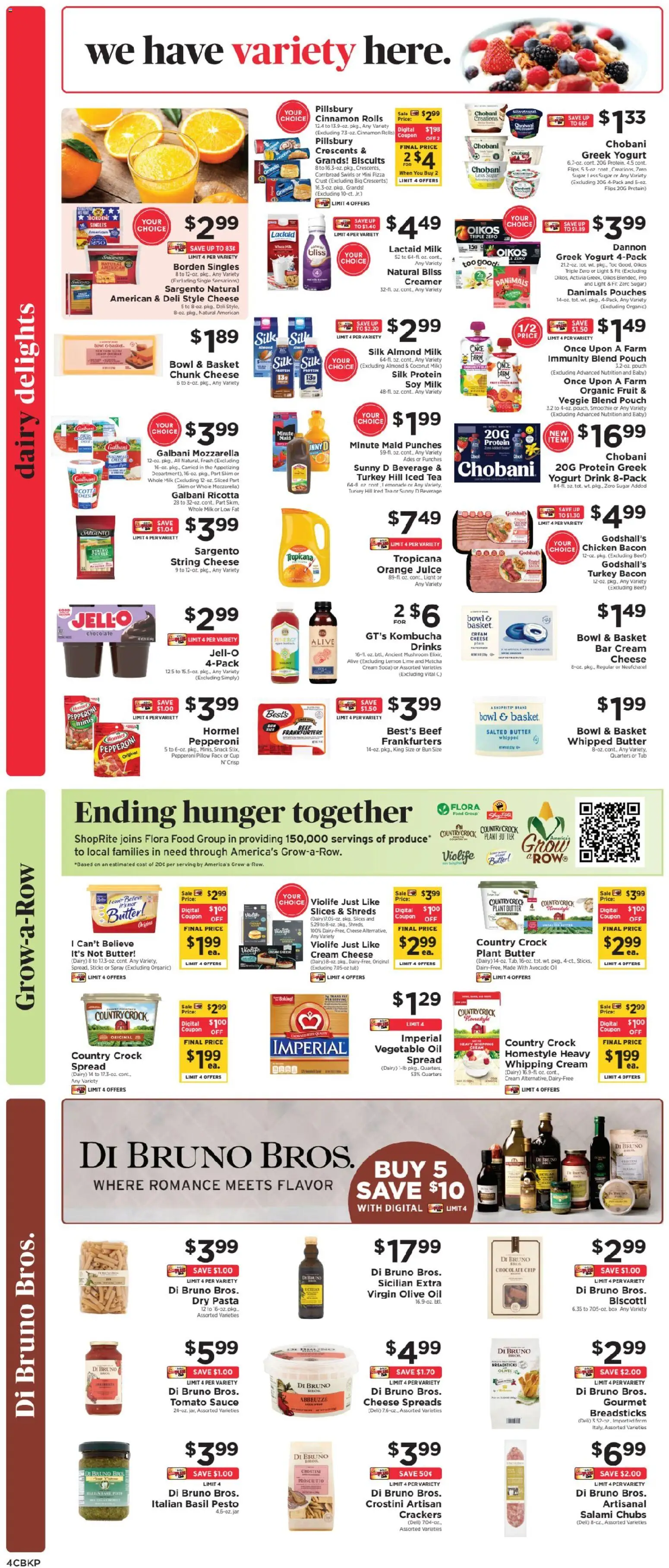 ShopRite Weekly Ad - valid from 09/06/2026 | Page: 6 | Products: Organic fruit, Spread, Sauce, Iced tea