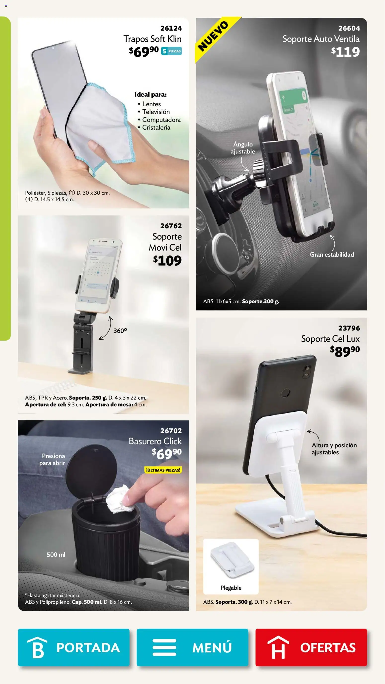 Nuevas ofertas de Betterware válidas en toda la República Mexicana desde el 28/09/2026. ¡Encuentra las mejores ofertas en Betterware campaña 10 2026! | Página: 106