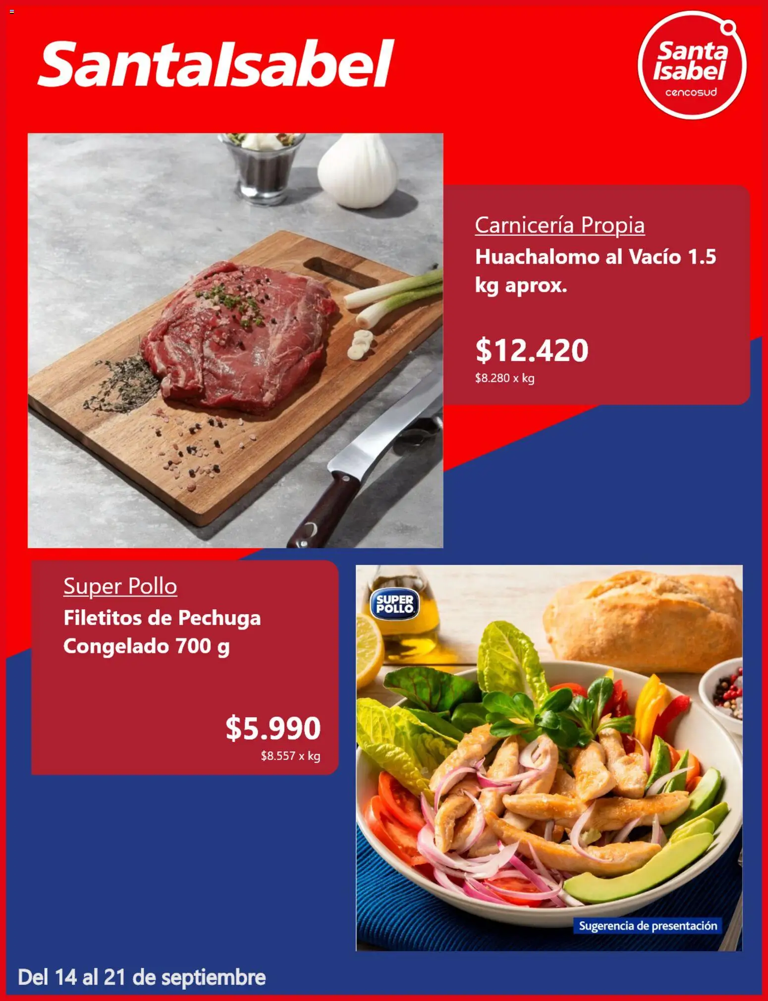 Santa Isabel Ofertas │ válido desde el 13.09.2026 | Página: 4 | Productos: Pollo