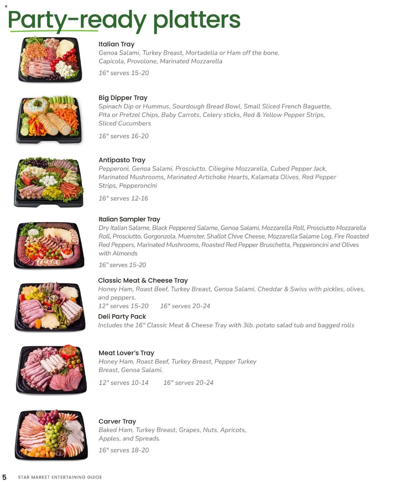 Star Market Entertaining Guide - valid from 28.11.2025 | Page: 6 | Products: Ham, Seafood, Garlic, Croissants