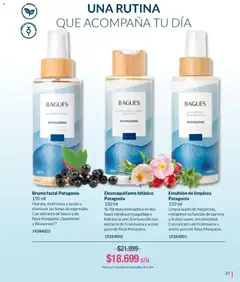 Vista previa Bagués - Catálogo válido desde el 06.04.2026 | Página: 37 | Productos: Pera, Desmaquillante, Emulsión, Bruma