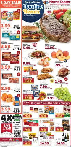 Preview of Harris Teeter weekly ads valid from 07/29/2026
