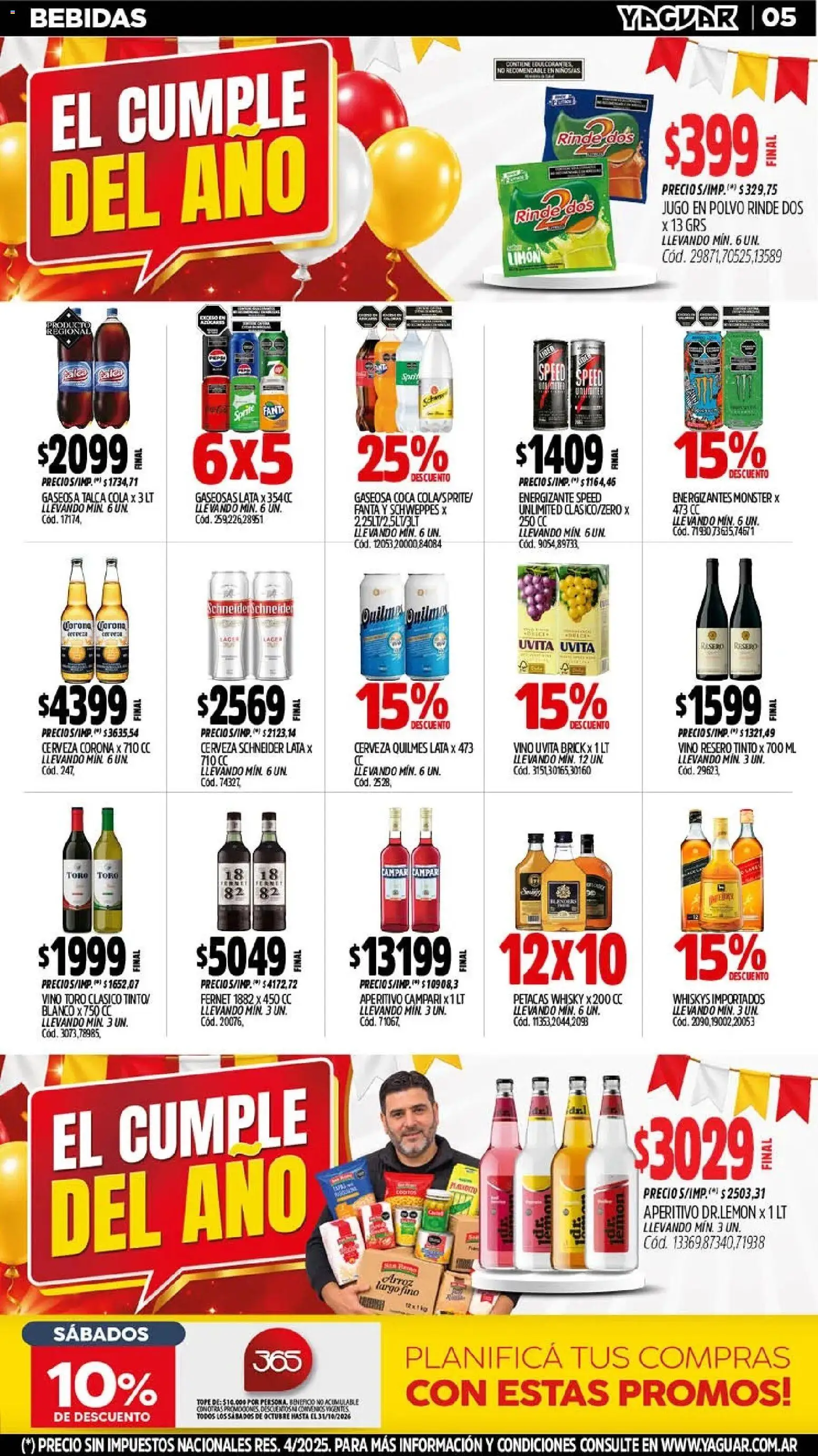 Yaguar - Oferta Semanal Mendoza │ válido desde el 05/10/2026 | Página: 3