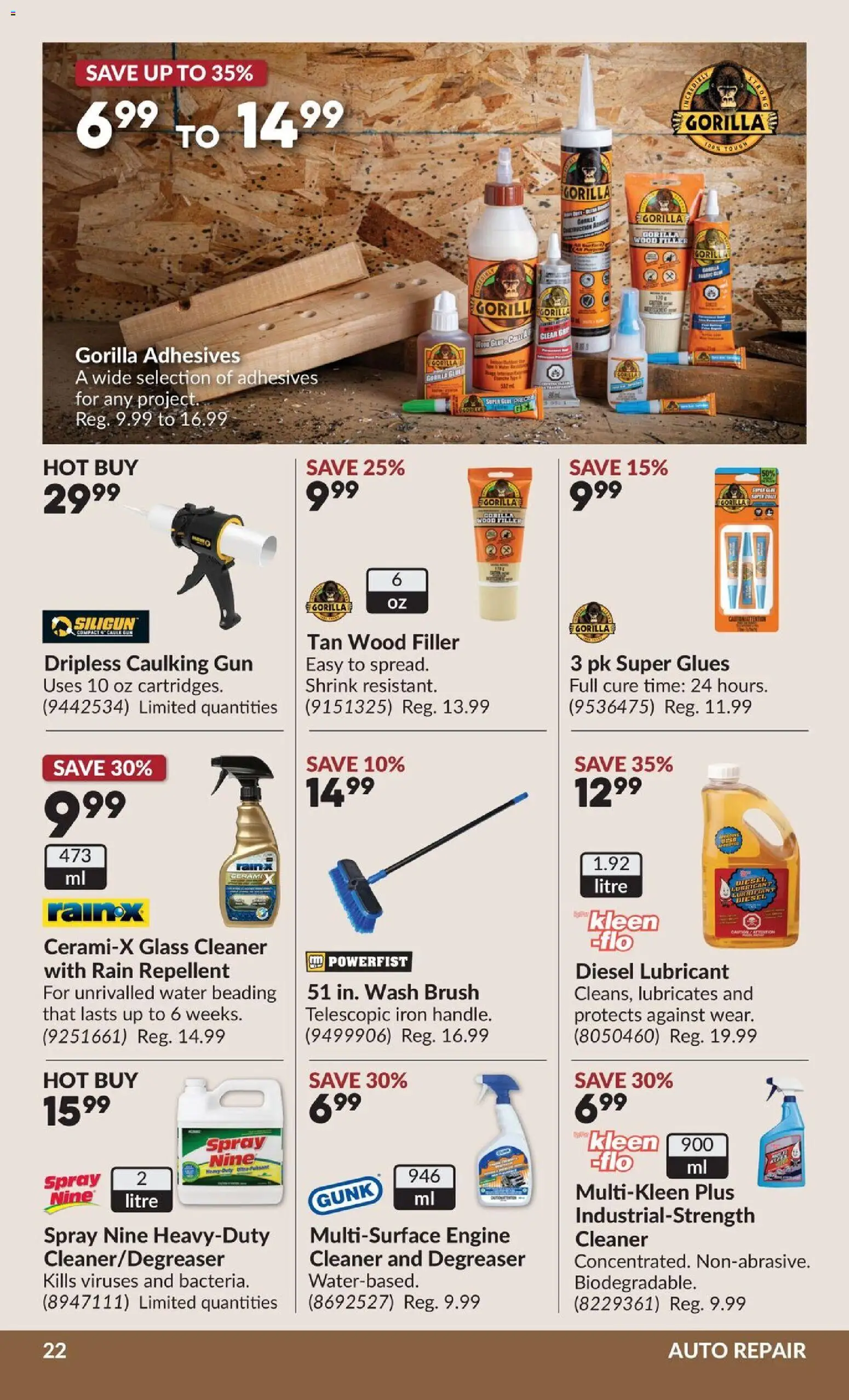 Princess Auto flyer valid from Jul 14, 2026 | Page: 35 | Products: Iron, Brush