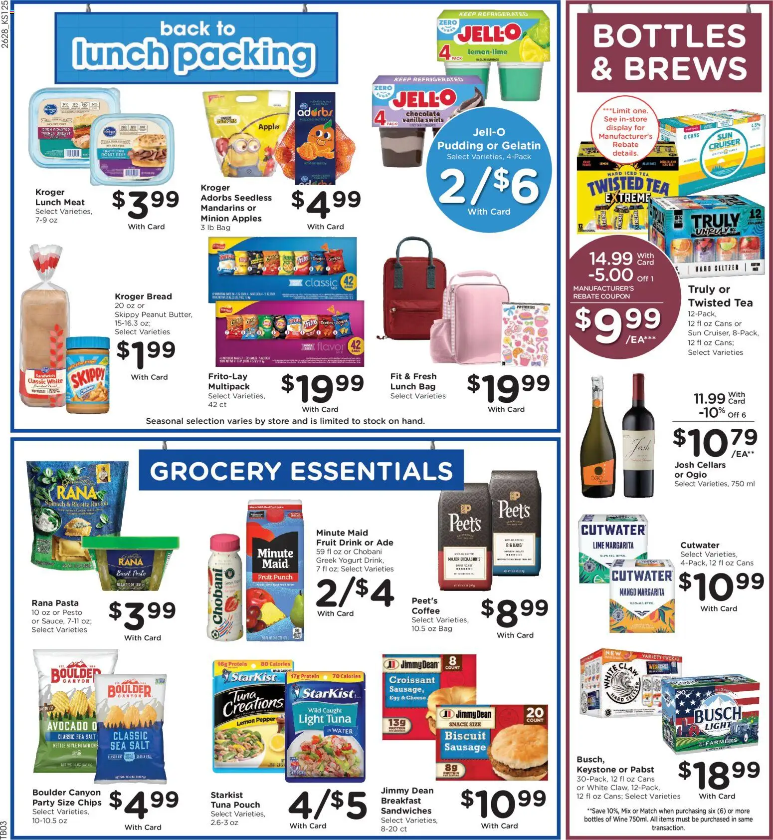 King Soopers Weekly Ad - valid from 08/12/2026 | Page: 7 | Products: Spinach, Apples, Pepper, Lime