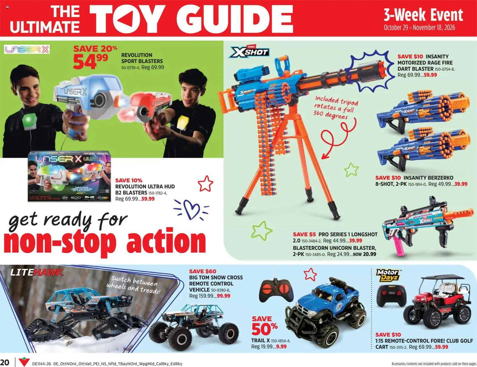 Canadian Tire flyer valid from Oct 29, 2026 | Page: 20