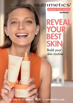 Preview of Nutrimetics Augut Brochure - valid from 16/07/2026