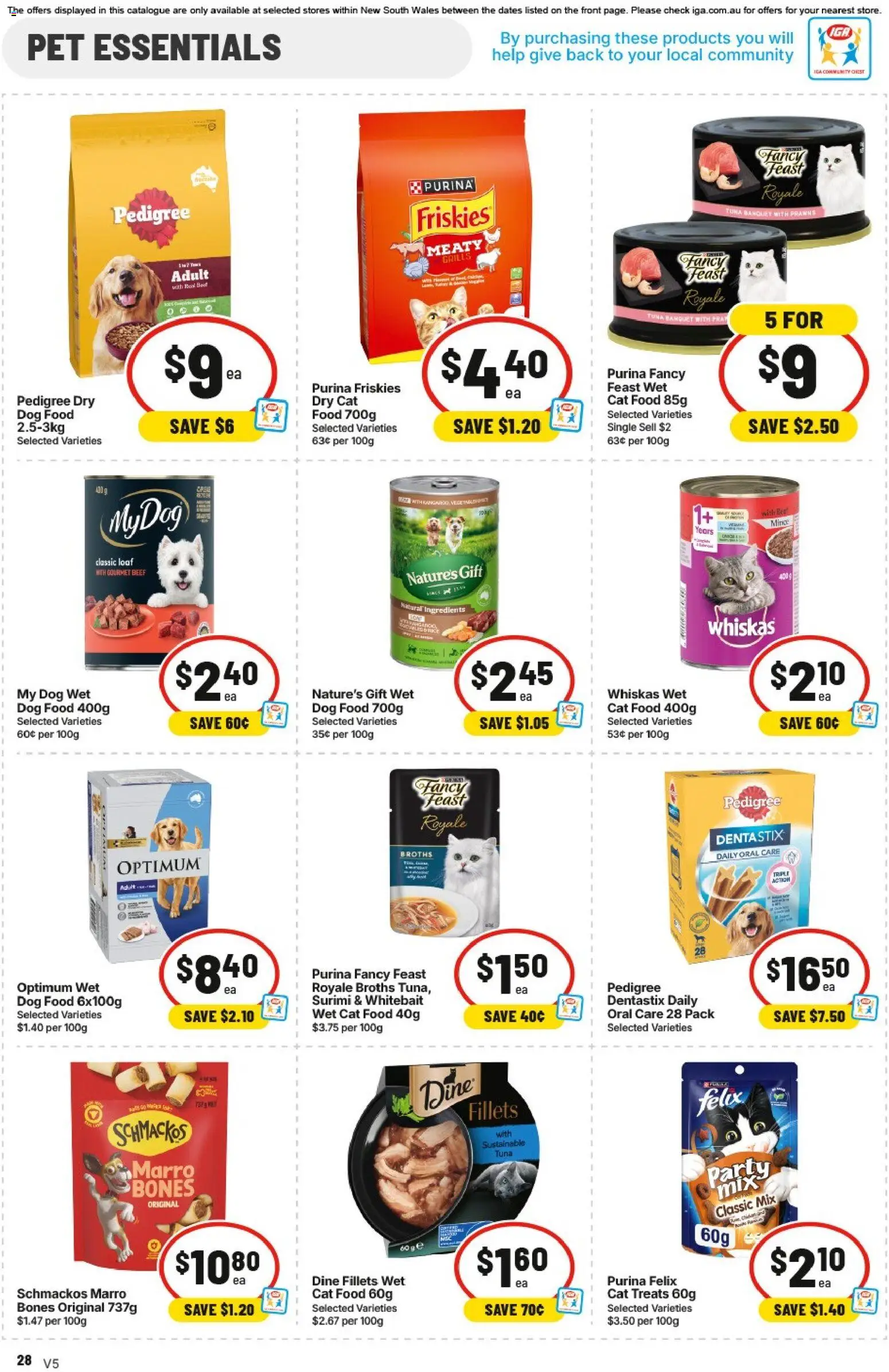 IGA catalogue - valid from 12/08/2026 | Page: 28 | Products: Food, Beef, Prawns, Tuna