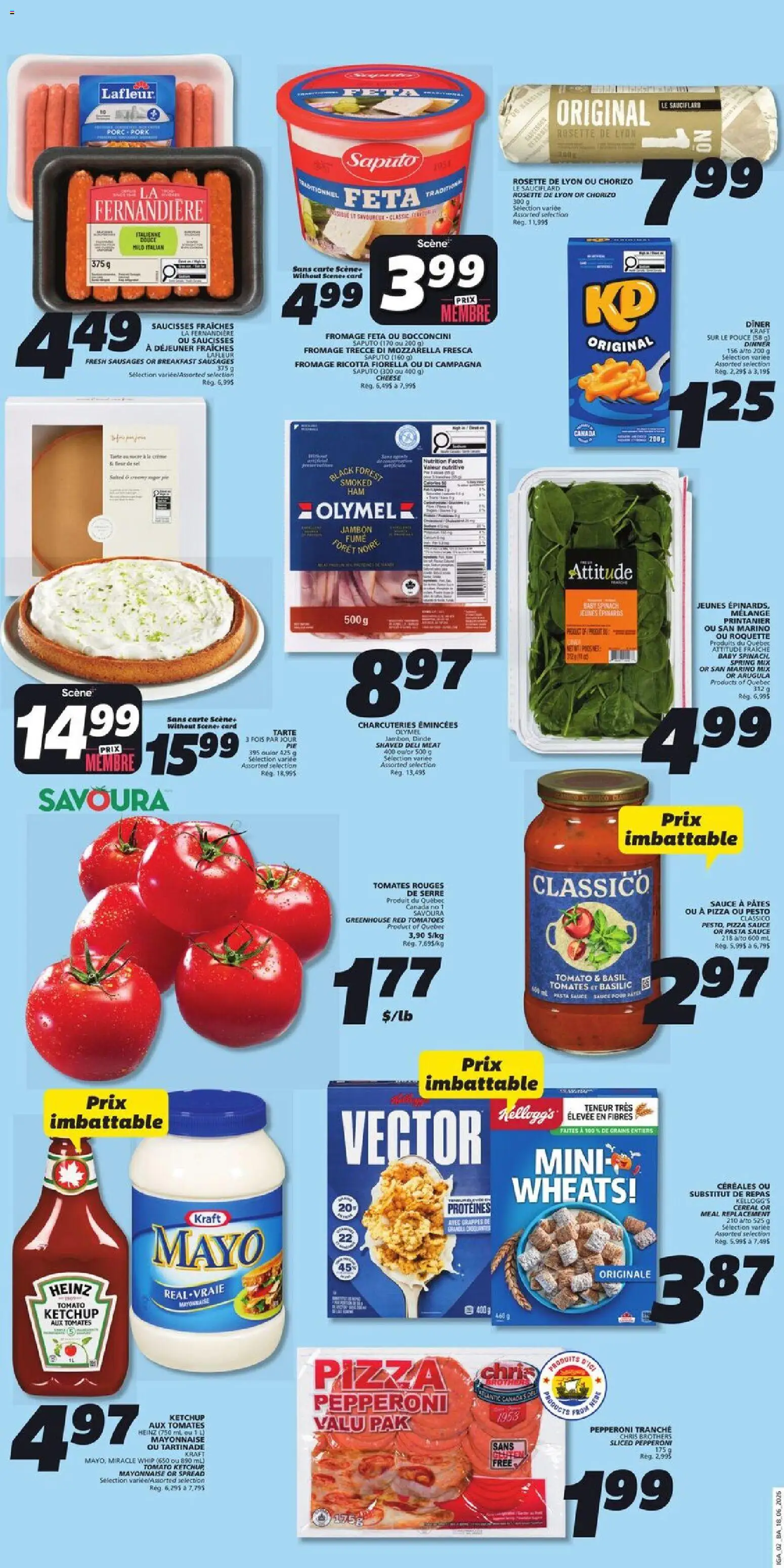 IGA flyer valid from 18.06.2026 | Page: 2 | Products: Ketchup, Cheese, Pizza, Tomatoes