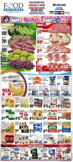 Preview of Food Universe weekly ads valid from 08.05.2026