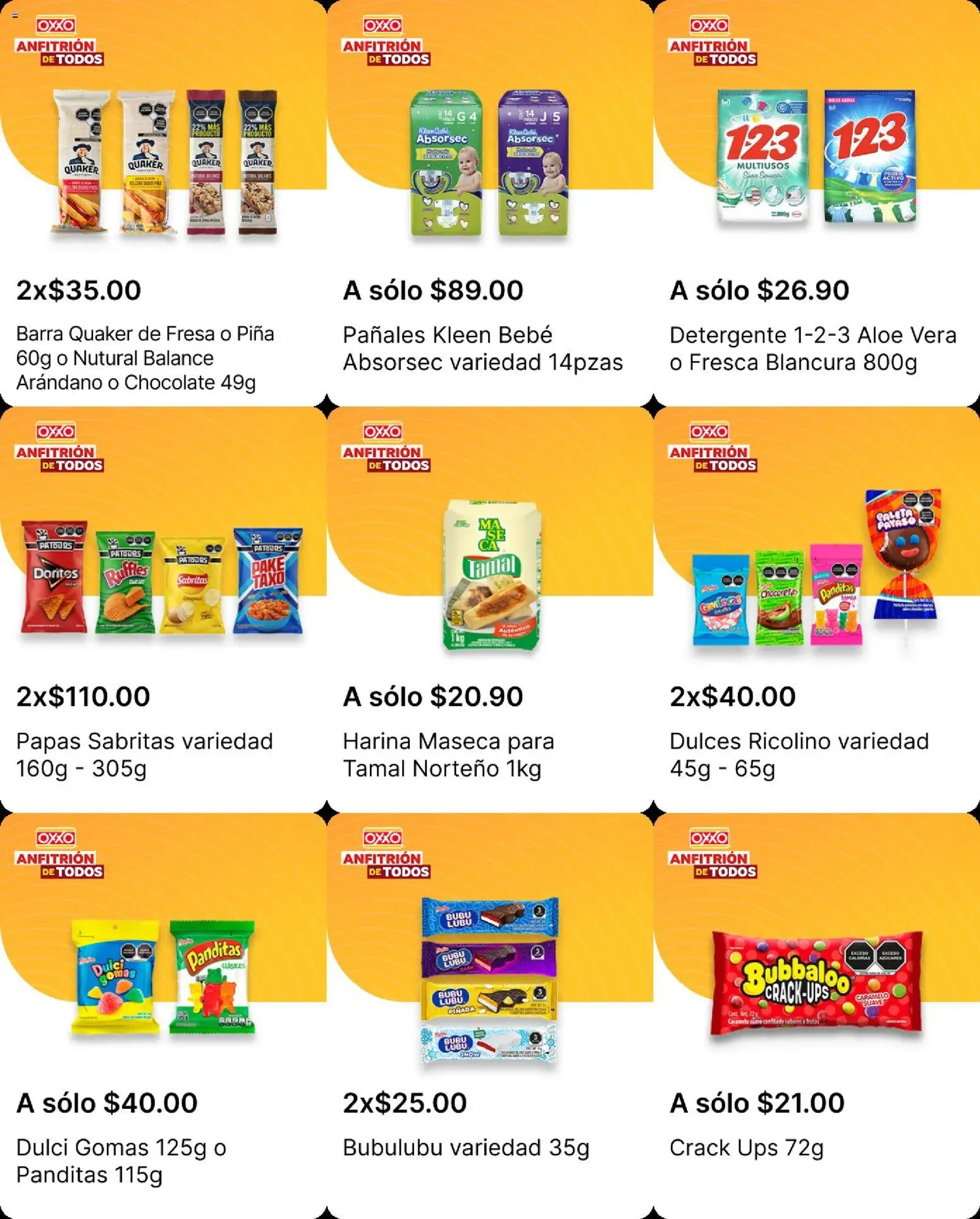 Nuevas ofertas de OXXO válidas en toda la República Mexicana desde el 12.03.2026. ¡Encuentra las mejores ofertas en OXXO folleto! | Página: 14 | Productos: Durazno, Cacahuate, Galletas, Helado