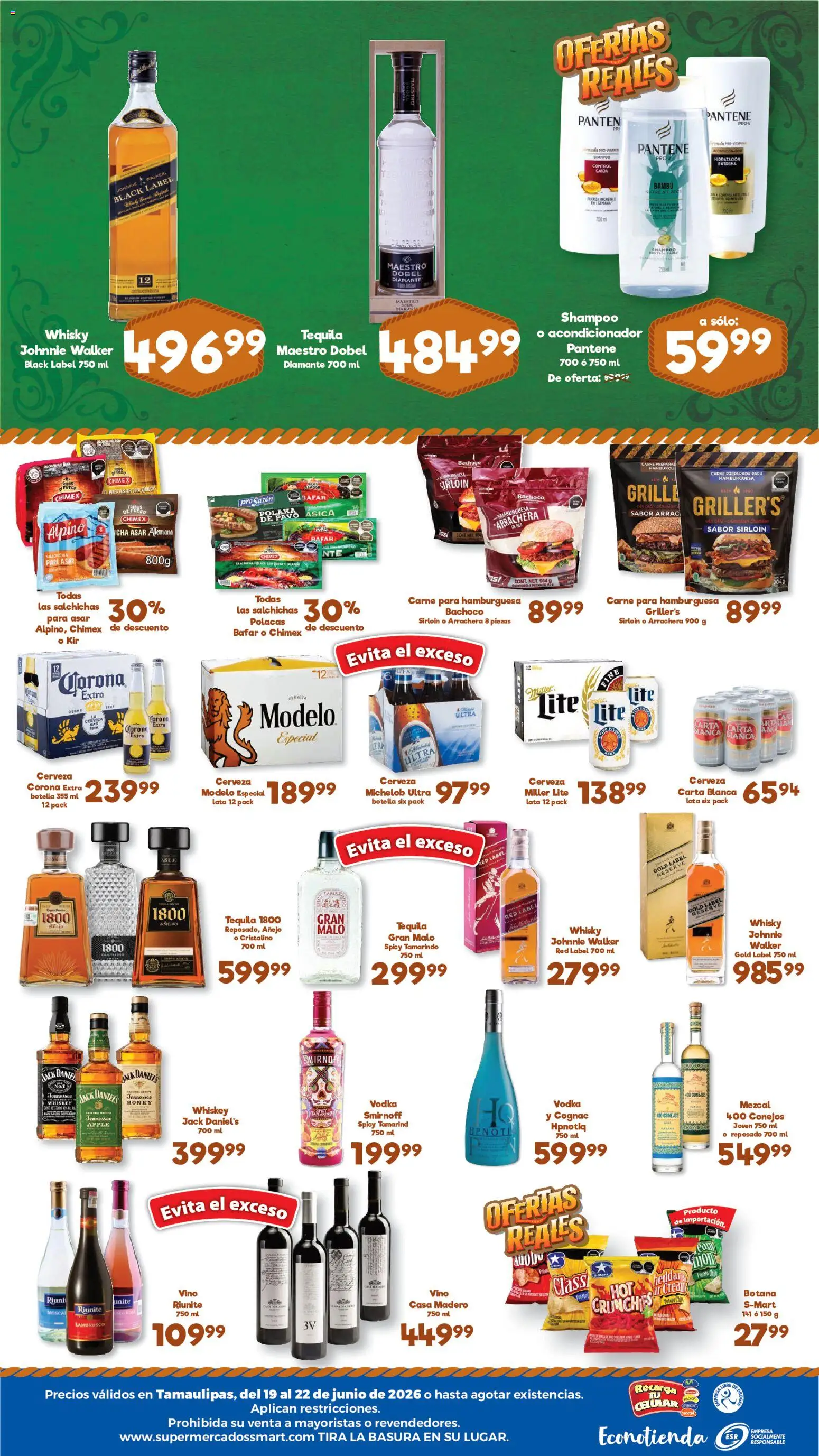 Nuevas ofertas de S-Mart válidas en toda la República Mexicana desde el 19.06.2026. ¡Encuentra las mejores ofertas en S-Mart folleto Ofertas de feria Reynosa! | Página: 2