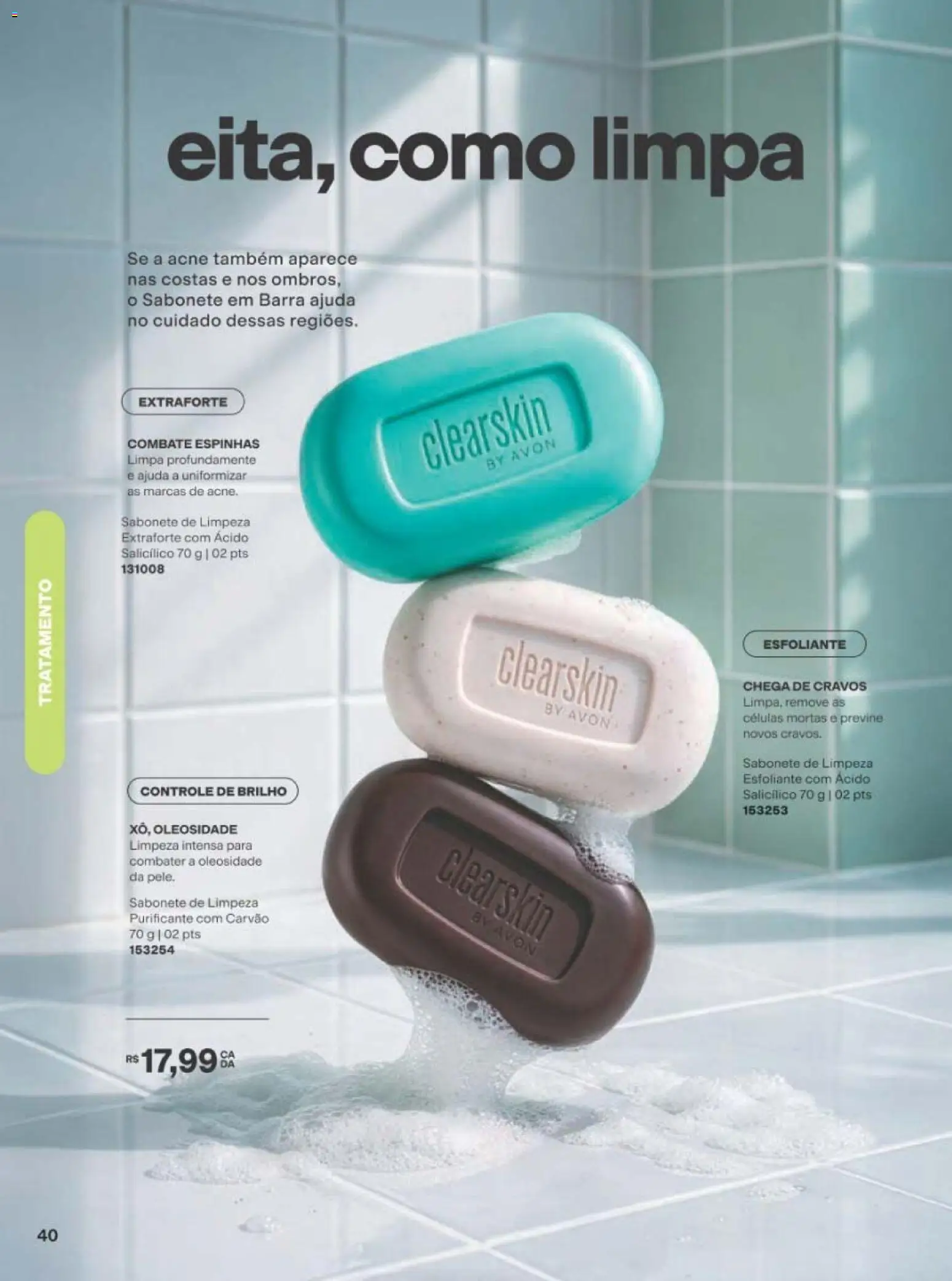 Avon Folheto - válido de 22/06/2026 | Página: 40 | Produtos: Sabonete