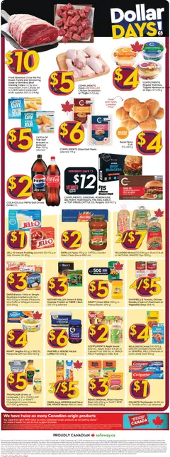 Preview of Safeway weekly flyer / circulaire from shop Safeway valid from 21.05.2026 | Page: 4 | Products: Fish, Pasta, Cream, Coffee