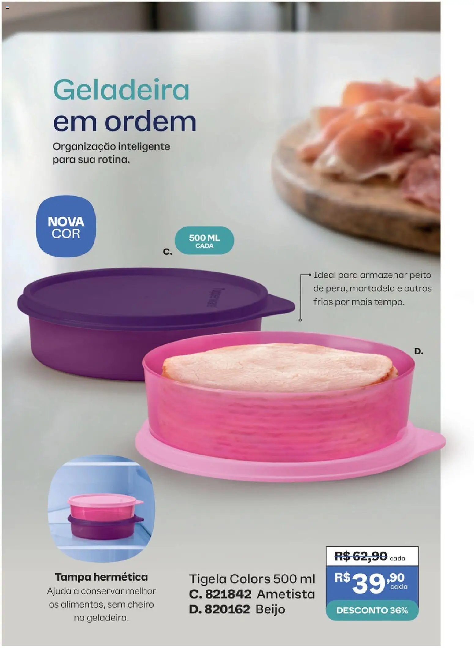 Tupperware Folheto - válido de 01/09/2026 | Página: 31 | Produtos: Geladeira, Mortadela, Tigela