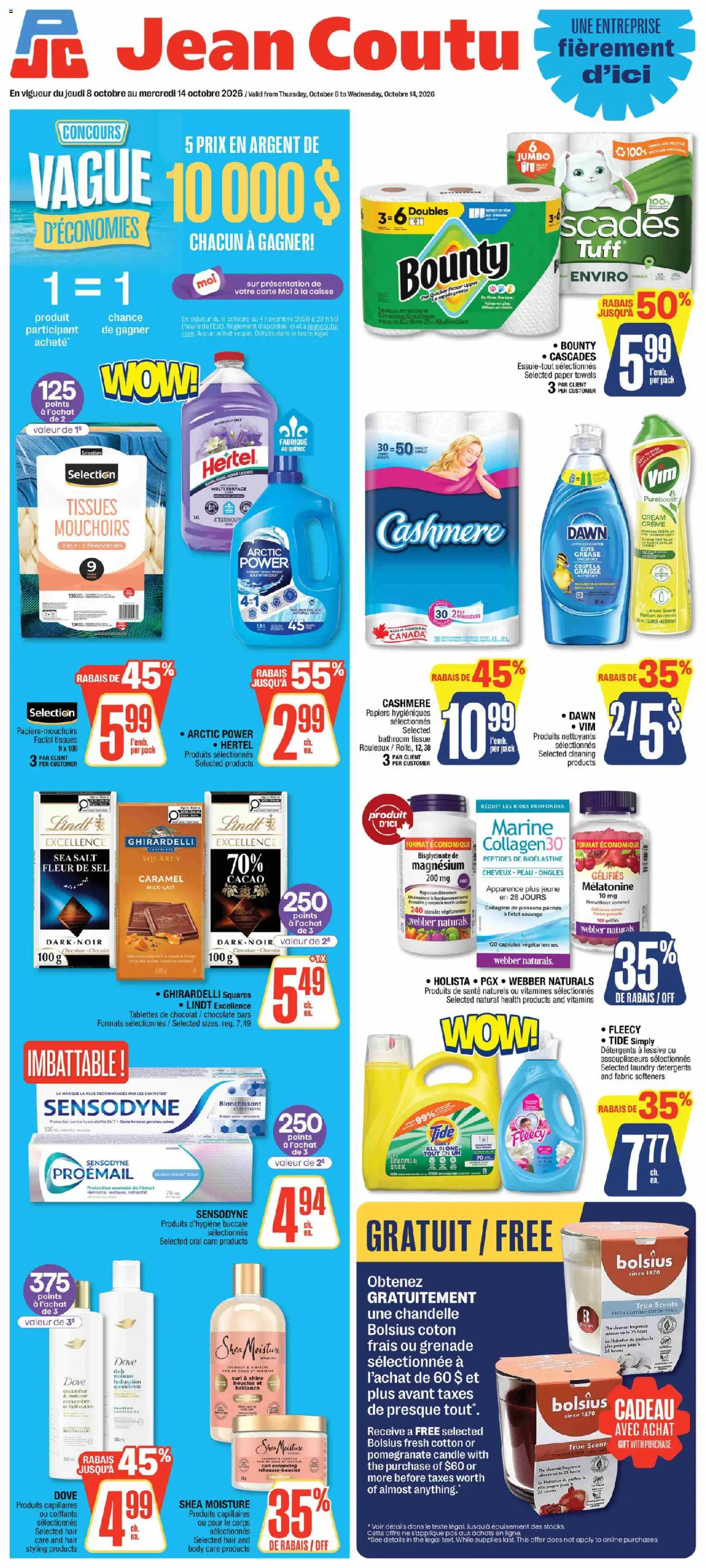 Jean Coutu flyer valid from Oct 8, 2026 | Page: 1