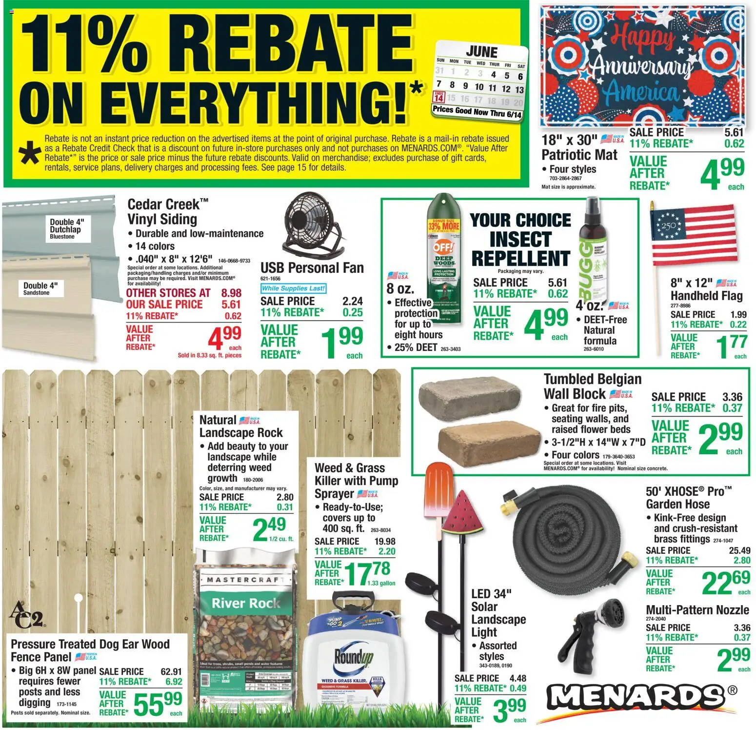 Menards Weekly Ad - valid from 04.06.2026 | Page: 1