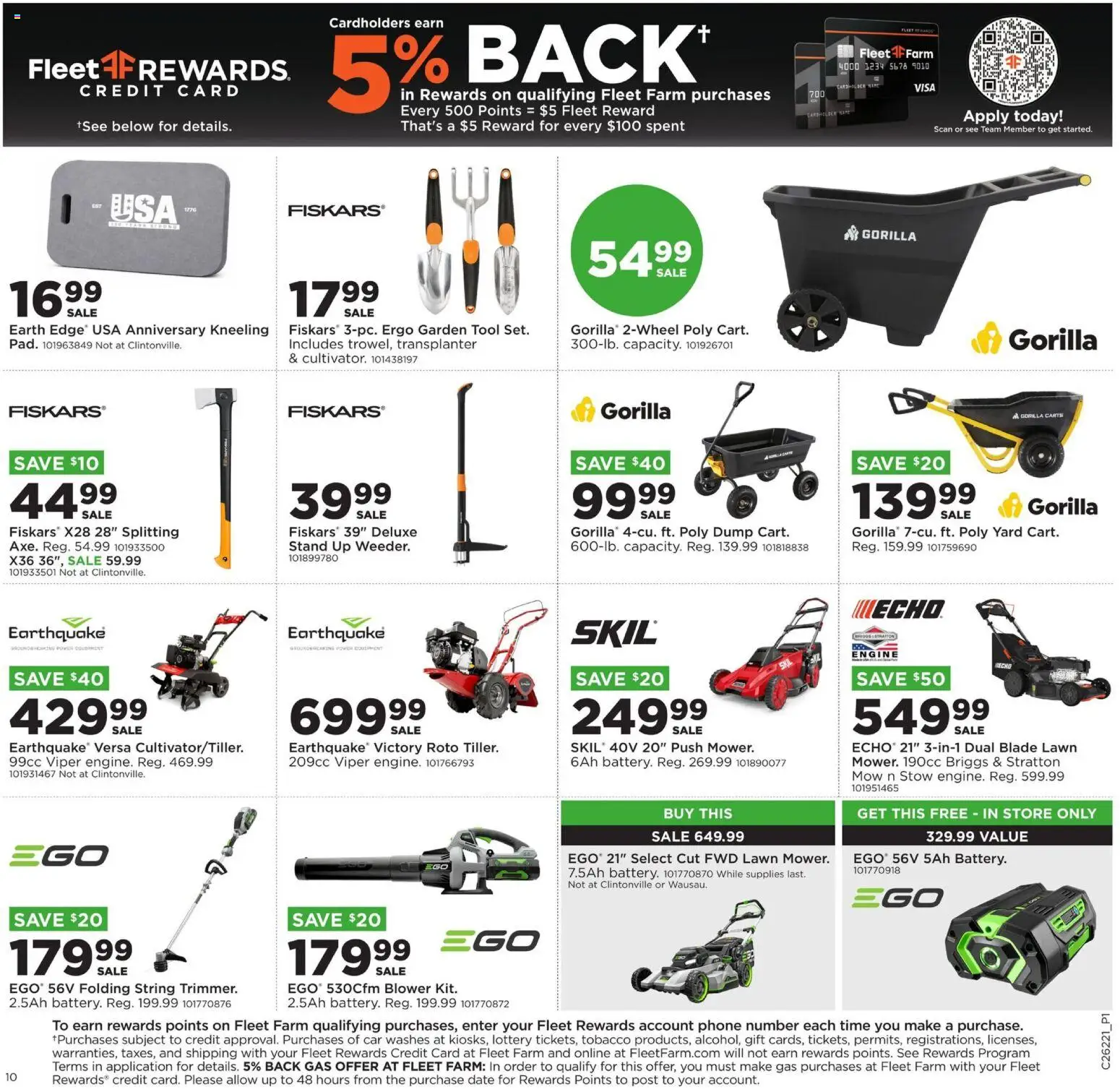 Mills Fleet Farm Weekly Ad - valid from 26.05.2026 | Page: 11 | Products: Date, Phone, Blower