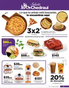 Vista previa de Chedraui folleto Por Ti ofertones del verano, nuevo folleto de la tienda, válido en México a partir del 03/08/2026 | Página: 3