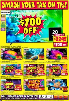 Preview of JB Hi-Fi Smash your tax time - valid from 18/06/2026 | Page: 38 | Products: Nuts, Tv, Audio, Cable