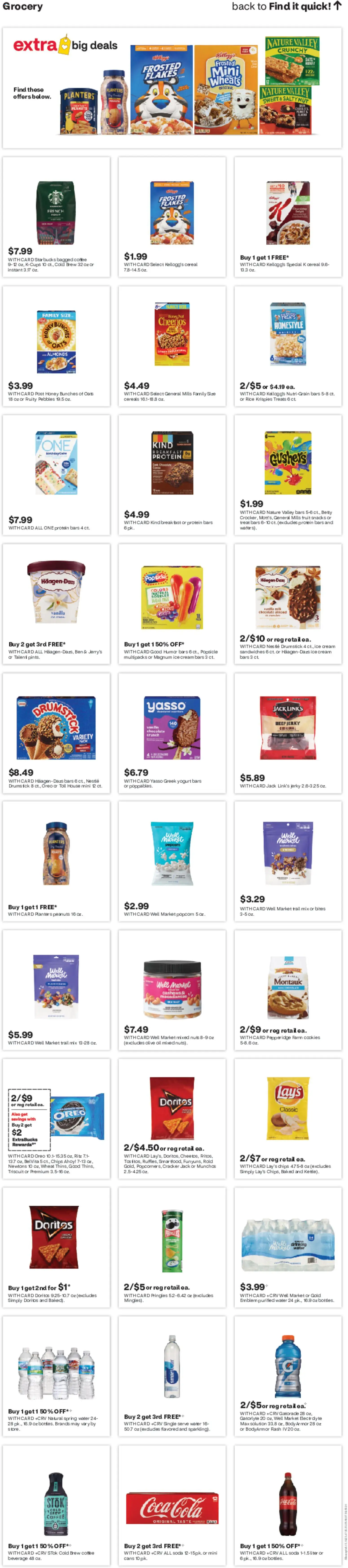 CVS Pharmacy Weekly Ad - ME - valid from 07.06.2026 | Page: 18 | Products: Chocolate, Cream, Cookies, Ice cream