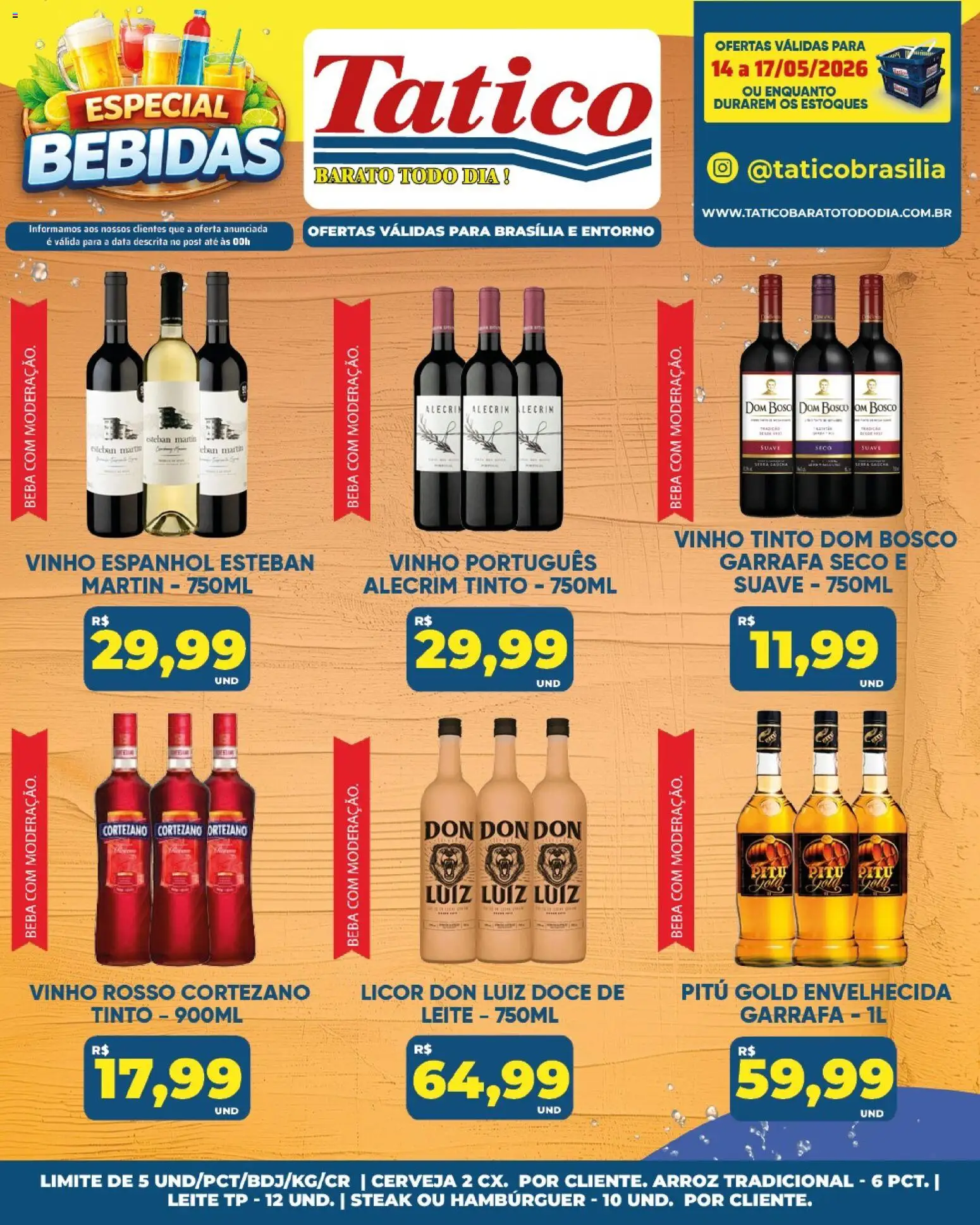 Tatico Folheto - válido de 16.05.2026 | Página: 36 | Produtos: Licor, Leite, Cerveja, Hambúrguer