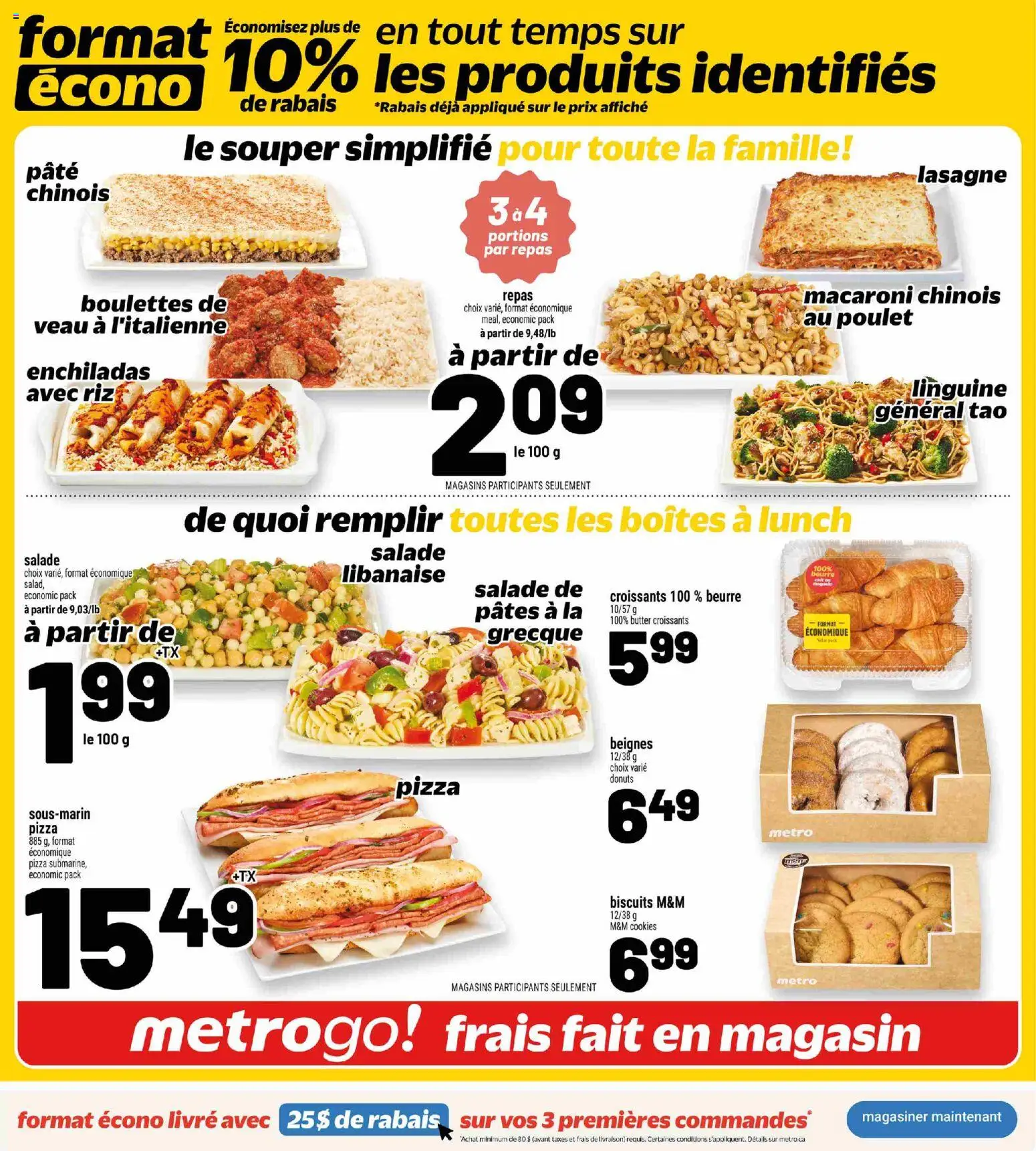 Metro flyer valid from Sep 24, 2026 | Page: 5 | Products: Cookies, Biscuits, Lasagne, Pizza