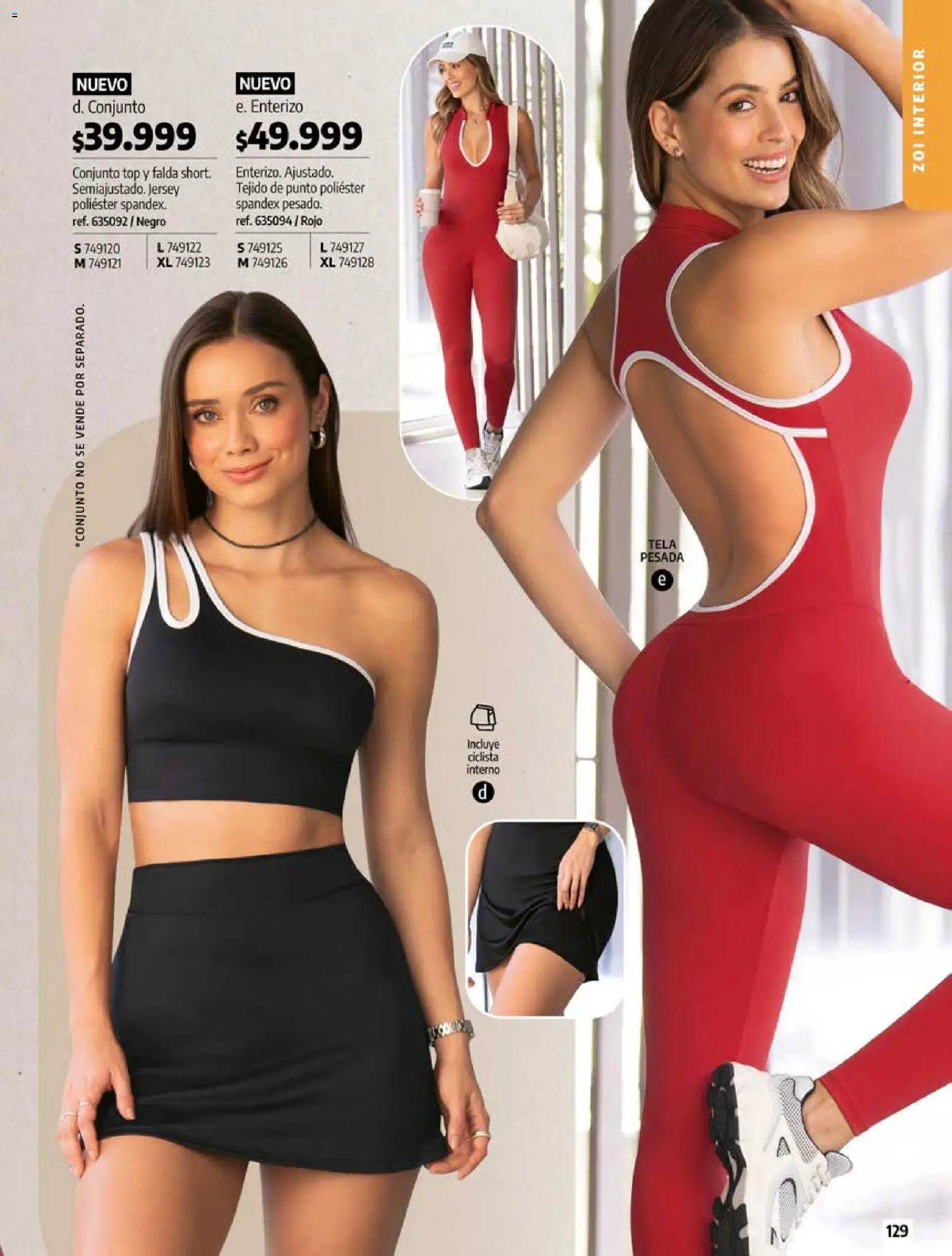 Pacifika revista - valida desde el 12/07/2026 | Página: 129 | Productos: Falda, Top, Conjunto, Enterizo
