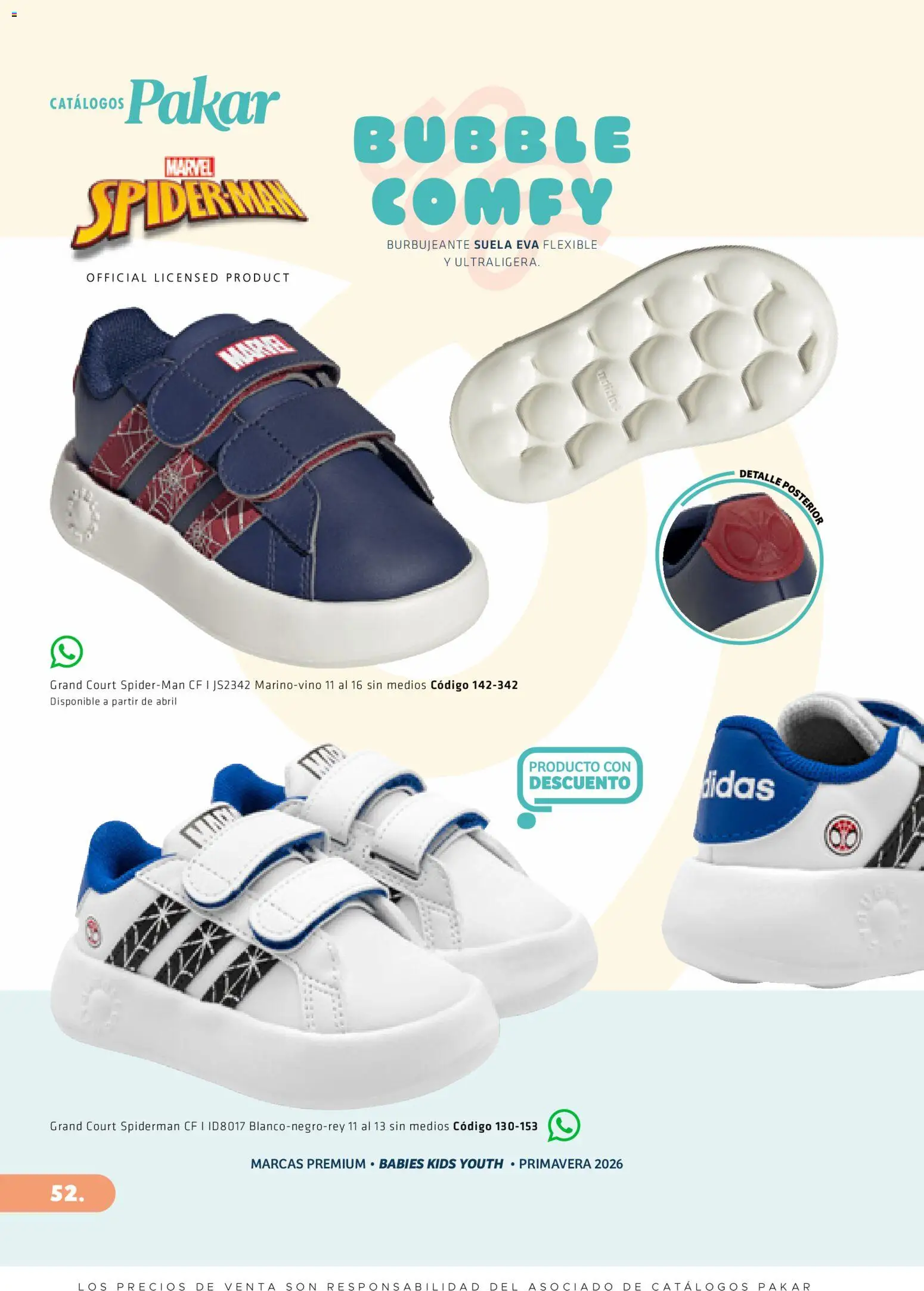 Nuevas ofertas de SC Pakar válidas en toda la República Mexicana desde el 27/02/2026. ¡Encuentra las mejores ofertas en SC Pakar catálogo Premium Kids! | Página: 52 | Productos: Flexible