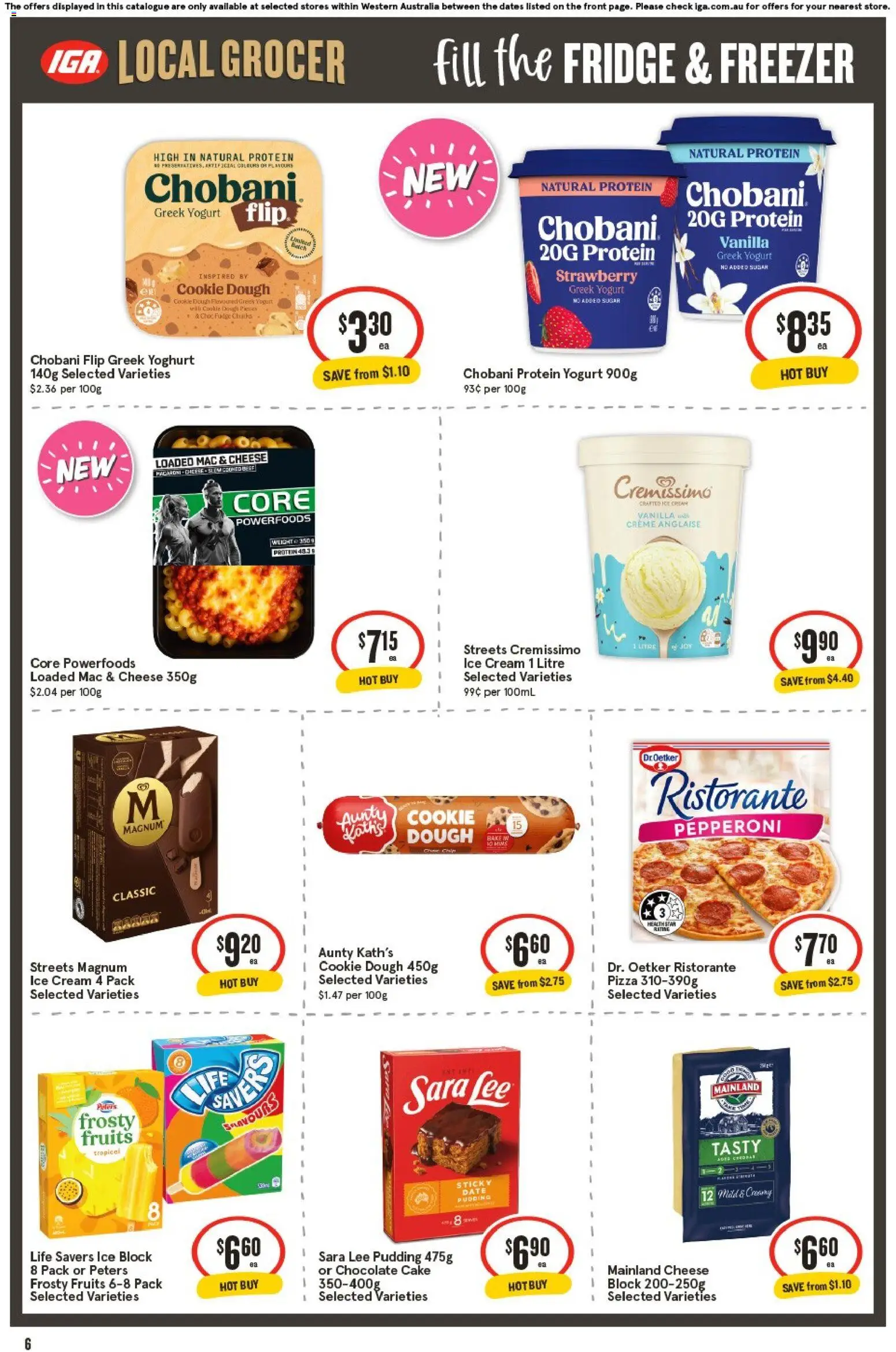 IGA catalogue - valid from 15.04.2026 | Page: 6 | Products: Pumps, Cream, Pudding, Sugar