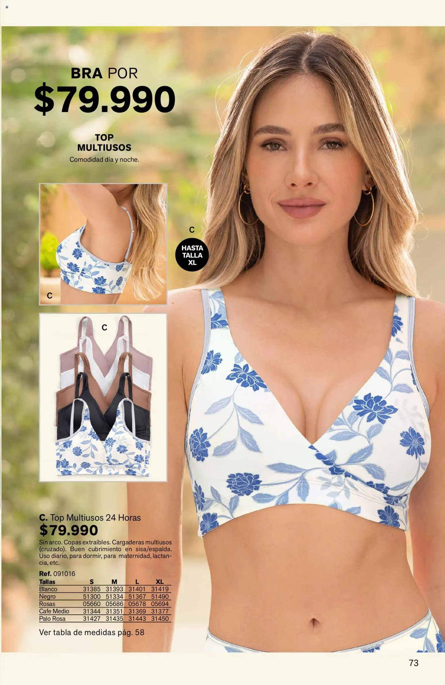 Leonisa revista - valida desde el 04.06.2026 | Página: 73 | Productos: Top, Café