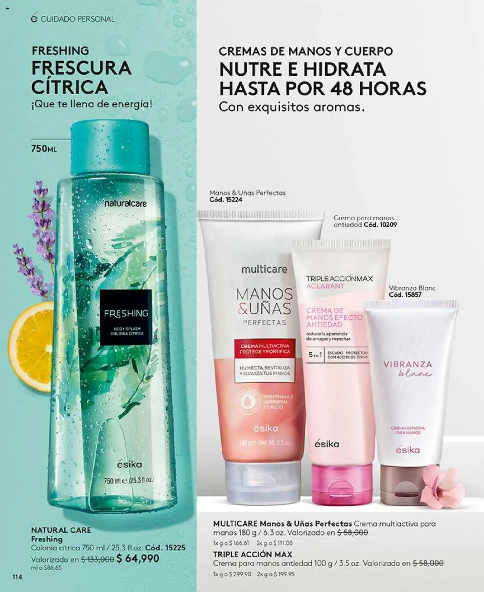 Ésika revista - valida desde el 07/08/2026 | Página: 114 | Productos: Body, Aceite de coco, Coco, Aceite