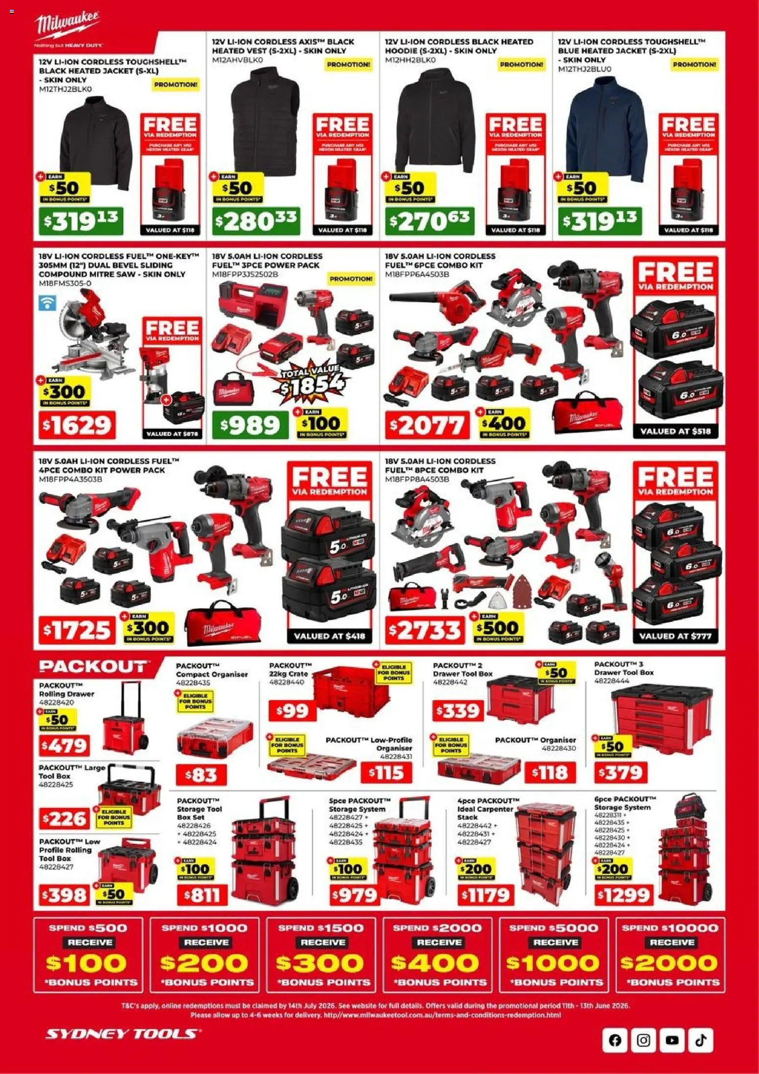 Sydney Tools catalogue - valid from 11.06.2026 | Page: 2 | Products: Drawer, Saw, Jacket, Tools