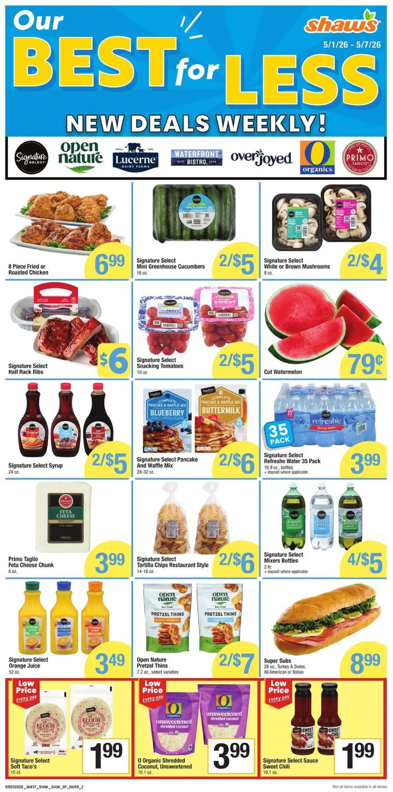 The new Shaw's flyer is now online. See all May offers on your mobile and save! | United States