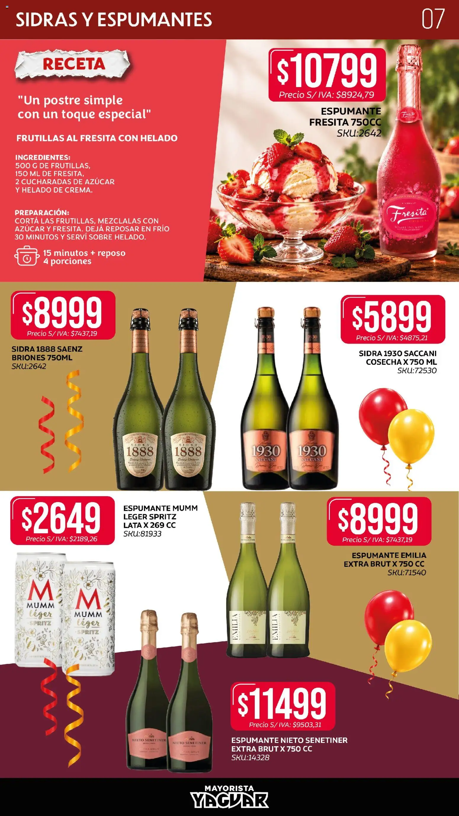 Yaguar - Especial Bebidas │ válido desde el 19/10/2026 | Página: 7