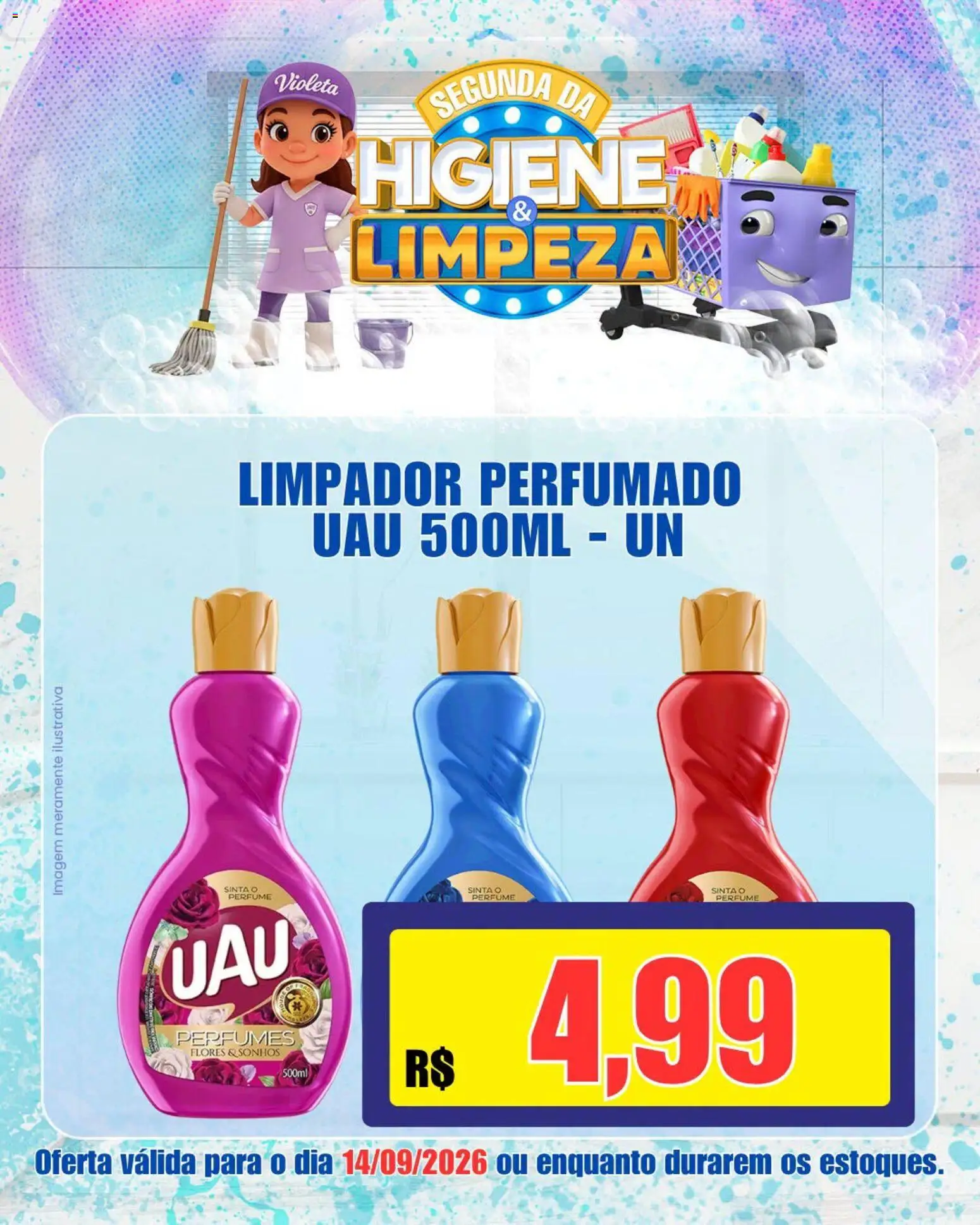 Violeta Supermercados Folheto - válido de 14/09/2026 | Página: 6 | Produtos: Perfume, Flores, Perfumes