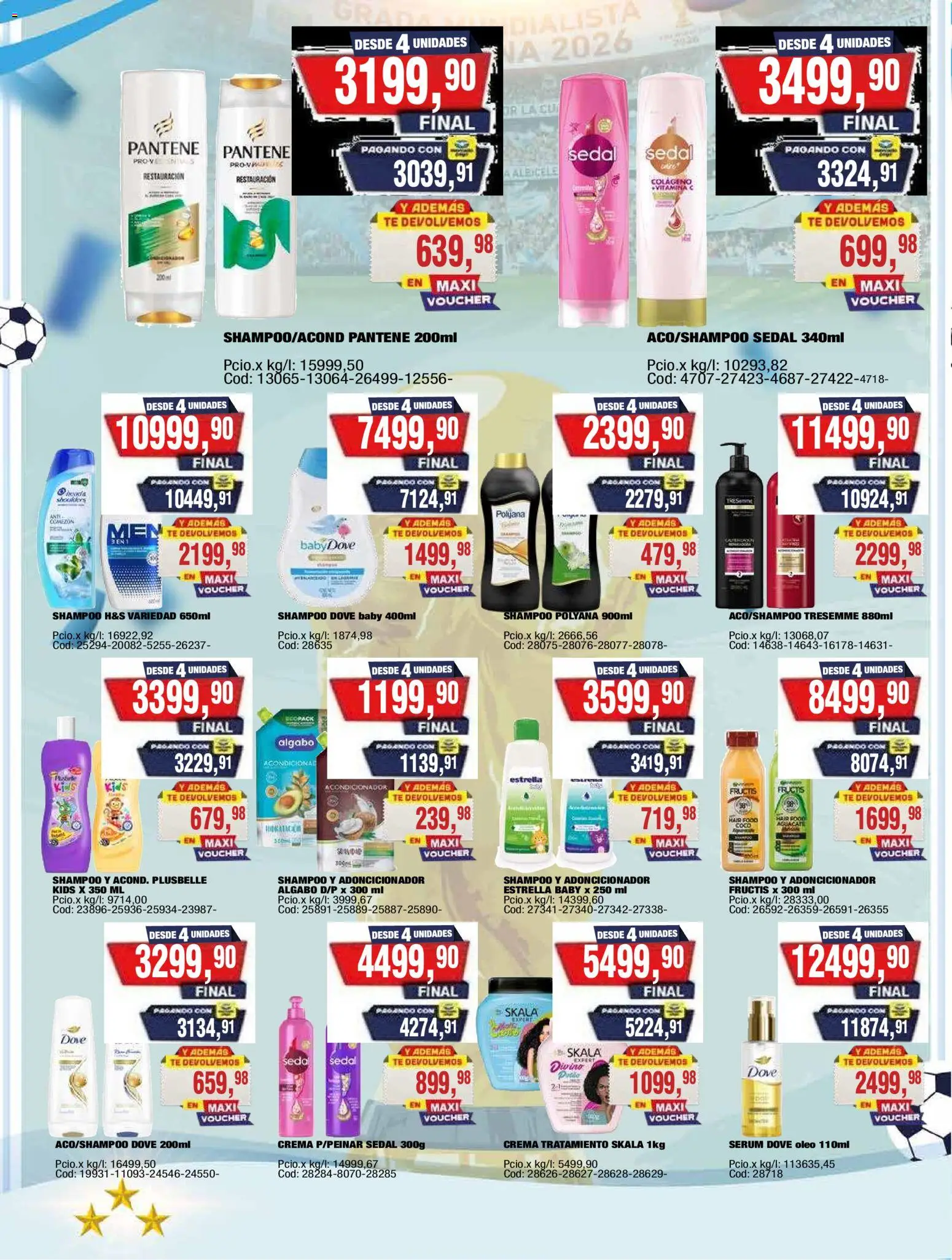 Maxiconsumo ofertas │ válido desde el 20/07/2026 | Página: 30 | Productos: Serum, Shampoo, Té, Crema