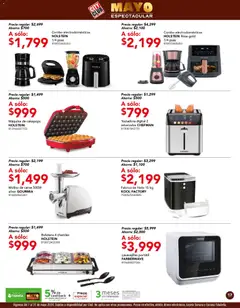 Vista previa de City Club catálogo, nuevo folleto de la tienda, válido en México a partir del 01.05.2026 | Página: 17 | Productos: Tostadora, Lavavajillas
