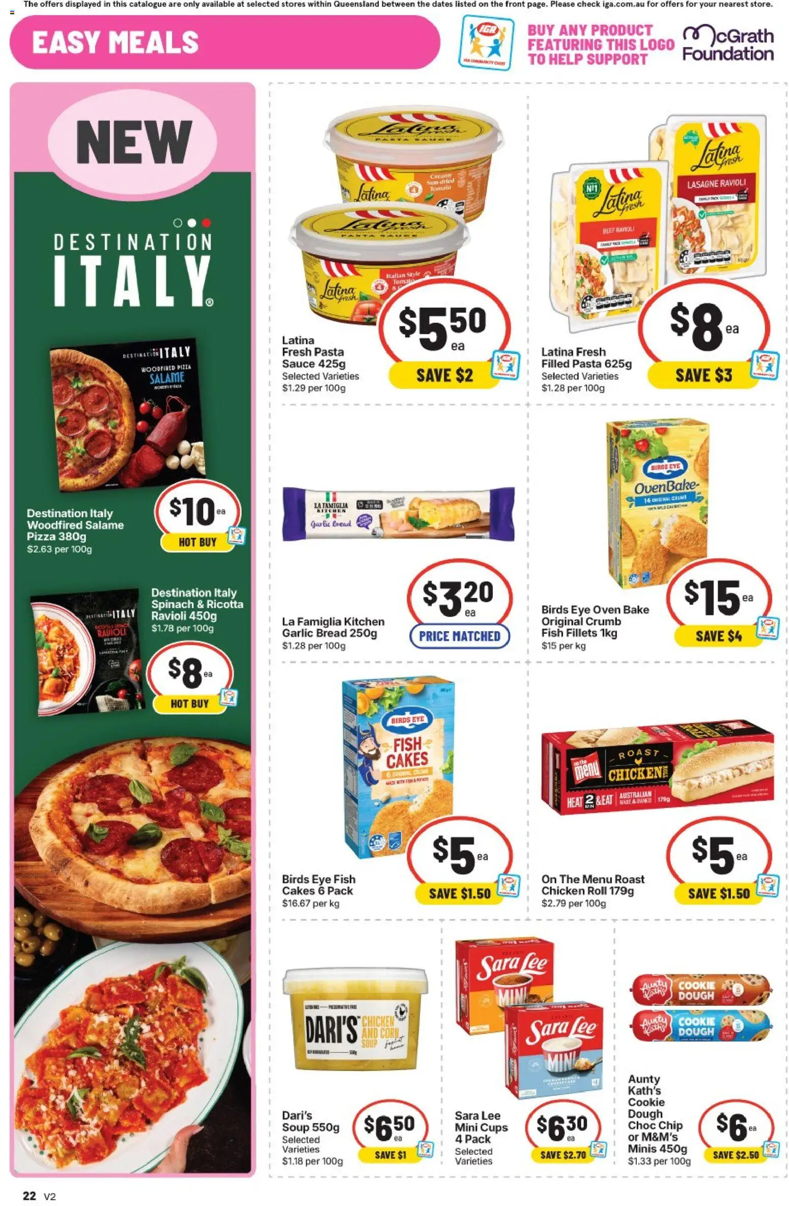 IGA catalogue - valid from 23/09/2026 | Page: 30 | Products: Bread, Ricotta, Roast, Oven