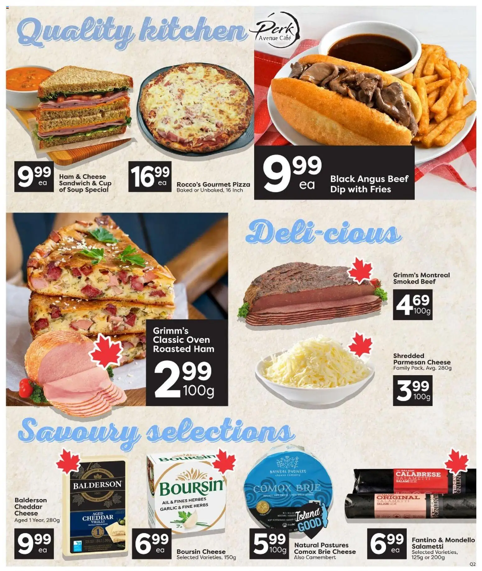 Quality Foods flyer valid from Aug 20, 2026 | Page: 7 | Products: Beef, Fries, Cheese, Pizza