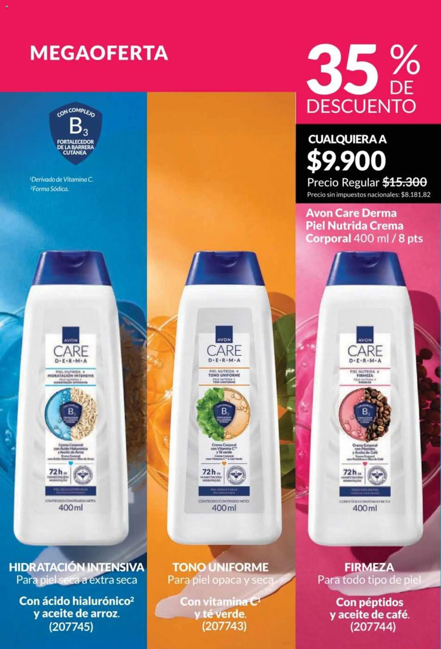 Catálogo AVON Campaña 5/2026 │ válido desde el 01.05.2026 | Página: 201 | Productos: Aceite, Té, Crema
