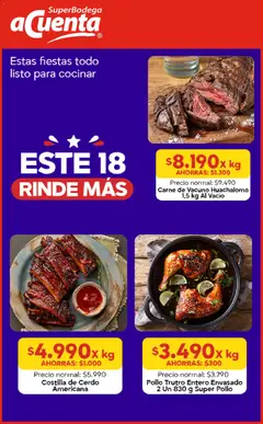 Super Bodega aCuenta Ofertas válido desde el 24.08.2026