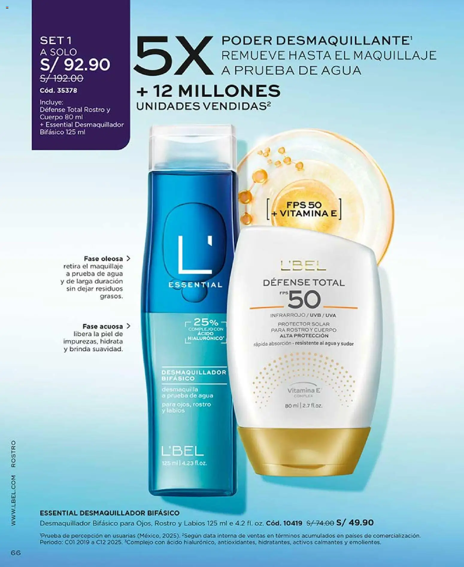 Catálogo L'Bel válido desde 04.04.2026 | Página: 66 | Productos: Protector solar, Maquillaje