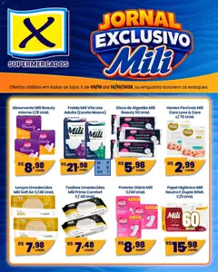 X Supermercados ofertas Mili - Pré-Visualização do folheto da loja X Supermercados, válido de 09/10/2026