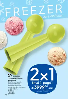 Vista previa Tupperware Folleto válido desde el 28.04.2026 | Página: 49 | Productos: Helado, Cuchara, Lima, Freezer