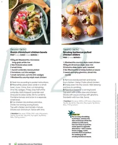 Preview of Woolworths Fresh Ideas magazine - valid from 01.05.2026 | Page: 42 | Products: Chicken, Rice, Sauce, Salsa