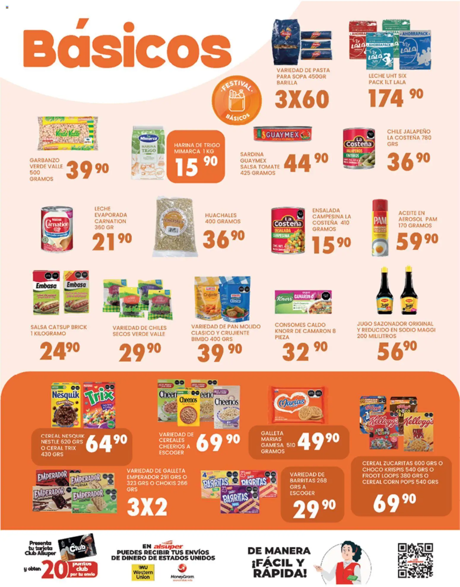 Nuevas ofertas de Alsuper válidas en toda la República Mexicana desde el 31/03/2026. ¡Encuentra las mejores ofertas en Alsuper folleto Zacatecas! | Página: 3 | Productos: Pan molido, Sopa, Leche, Jugo